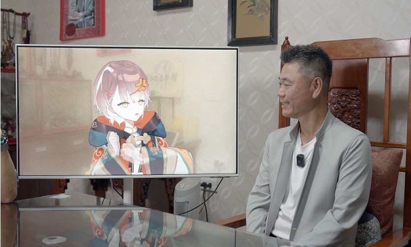 橘子集團AI虛擬偶像宮祈緣於實境節目《結緣金》中挑戰多項職人任務,開創AI技術突破現實界線的嶄新可能。